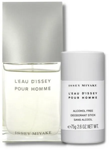 Issey Miyake - Leau DIssey Pour Homme Sæt - 75 ml Edt & Deodorant